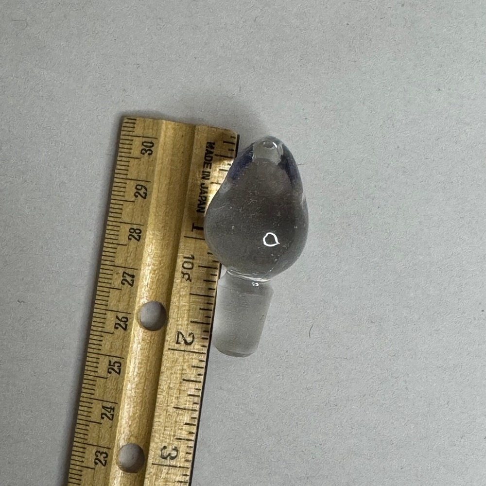 Vintage Clear Glass Apothecary Bottle Stopper Replacement 2 Inch